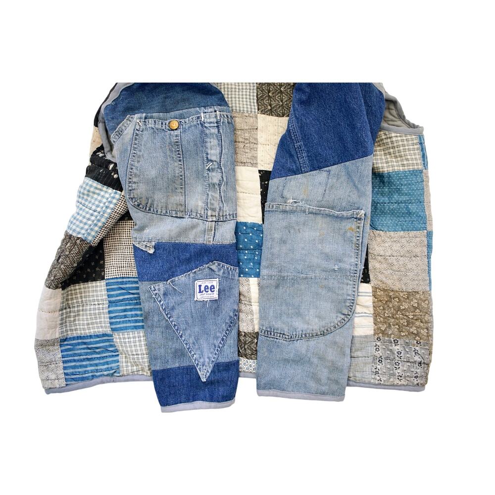 Vintage Scofield Tacoma Quilt Patchwork Jacket Womens One size - Picture 4 of 10